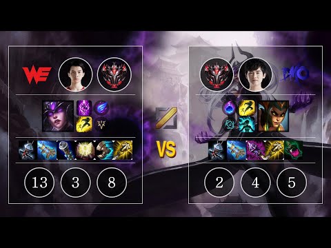 WE yimeng Syndra vs DMO Xiaowei Cassiopeia Mid - KR GrandMaster Patch 10.10