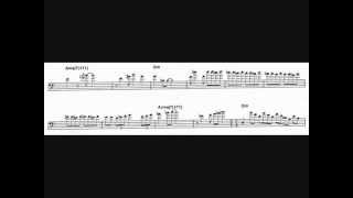 Allan Holdsworth - Water On the Brain Pt. II {with sheet music for Jeff Berlin's bass solo}