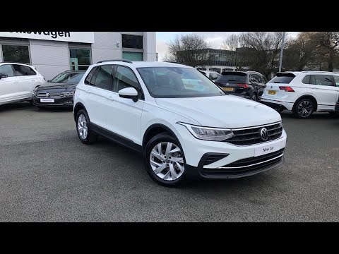 Brand New Volkswagen Tiguan Life 1.5TSI DSG in Pure White- Crewe Volkswagen