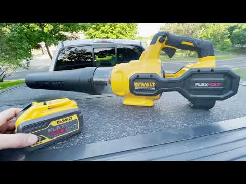 DeWalt 60v MAX FLEXVOLT Blower Review - Beast Mode!