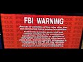 20th Century Fox Home Entertainment Warning Screen 1999 2010 D VHS Variant