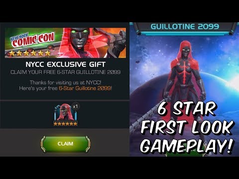 6 Star Guillotine 2099 First Look Level Up & Gameplay! - Marvel Contest of Champions