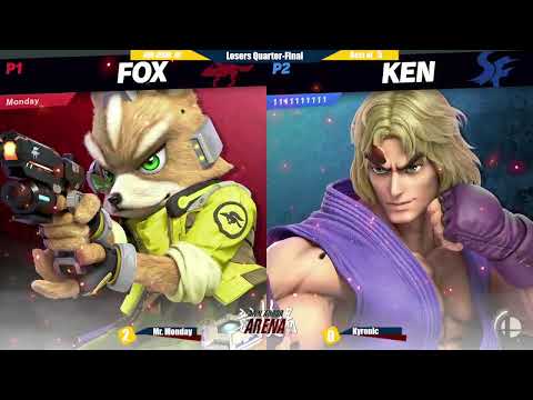 Ann Arbor Arena #99.4 Losers Quarters Kyronic (Kazuya, Ken) vs. Mr. Monday (Fox, Joker, Lucina)