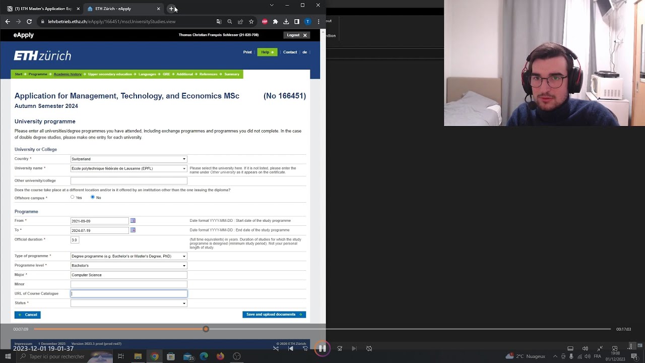ETH Master's Application Explained (Tutorial)
