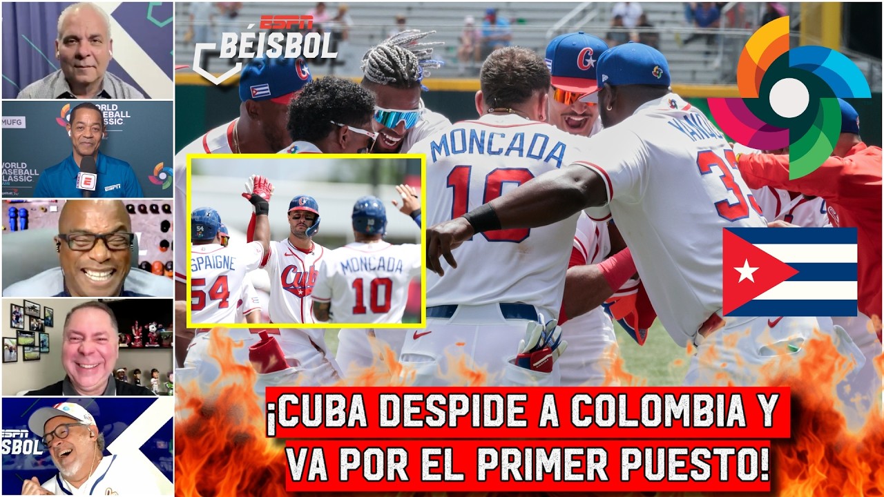 CUBA ELIMINÓ a COLOMBIA del CLÁSICO MUNDIAL y quiere EL PRIMER LUGAR del GRUPO | ESPN Beisbol