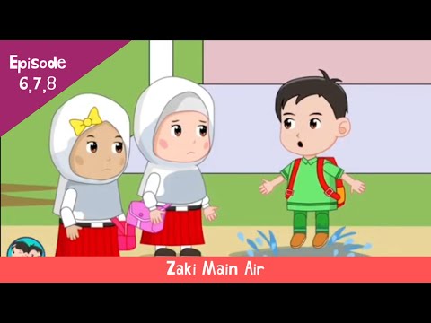 Full Eps 6,7,8||Zaki dan Aldi Iseng Banget||Jangan Suka Jail||Zaki Main Air||Najwa dan Kawan Kawan