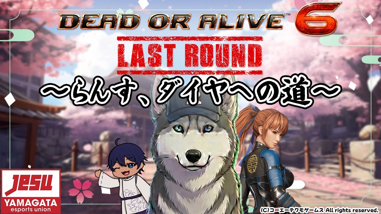 【#DOA6LR #steam版 】20260805 #んまはとらんす #ダイヤへの道 ランクマ配信【 #YeSU 】