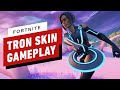 Fortnite x Tron Crossover Victory Royale Gameplay