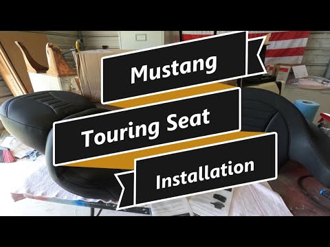 Mustang Deluxe  Seat Install 2014 Harley Ultra Limited