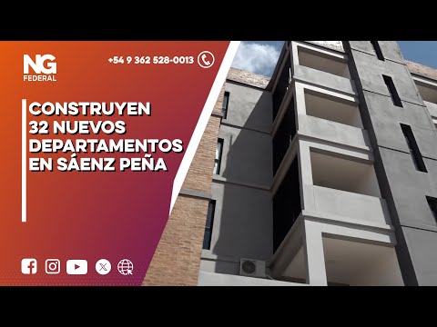 NGFEDERAL - CONSTRUYEN 32 NUEVOS  DEPARTAMENTOS EN SÁENZ PEÑA - CHACO