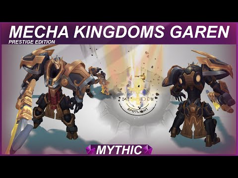 Mecha Kingdoms Garen Prestige Edition Skin Spotlight | SKingdom - League of Legends