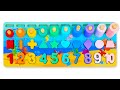 Learn Numbers Colors With Activity Puzzle Preschool Learning Video For Kids Toddlers