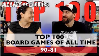 Top 100 Board Games Of All Time (2023 Edition) 90-81