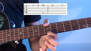 Skyrim Theme Guitar Lesson + TABs - Skyrim Dragonborn Dovahkiin Guitar Tab