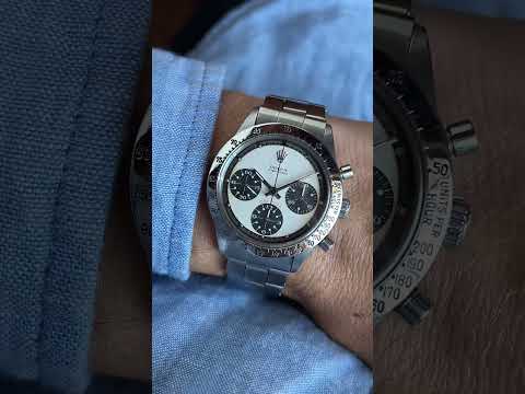 Our vintage Rolex “Paul Newman” Daytona 6239. Available now #watch #luxurywatch #vintage