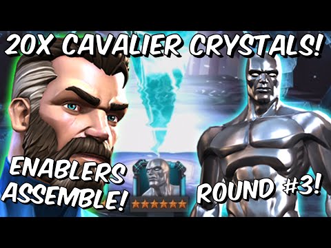 20x 6 Star Silver Surfer Cavalier Crystal Opening Round #3!! - Marvel Contest of Champions