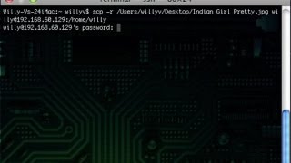 Mac Linux Terminal: SSH File Transfer