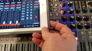 Video thumbnail for Zoom Livetrak L-20 iPad control. by Dean Williams