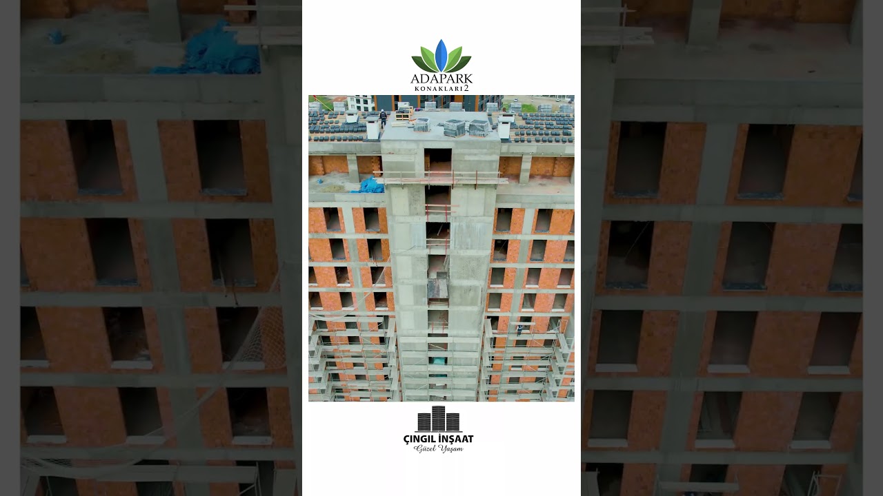ÇORLU LÜX KONUT PROJELERİ - ADAPARK KONAKLARI 2 / ÇINGIL İNŞAAT / DRONE ÇEKİMİ