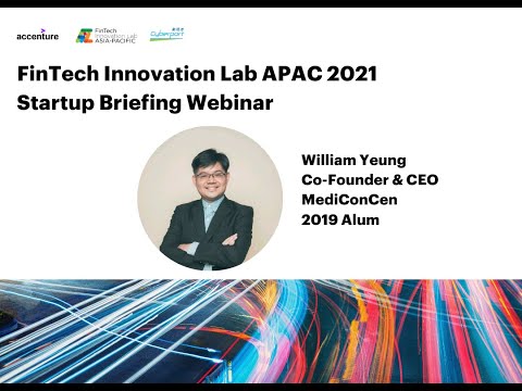 MediConCen - FinTech Innovation Lab APAC Startup Briefing Webinar 2021
