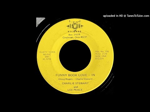 Charlie Stewart & Lee Peace - Funny Book Love-In - Jewel 45 (OH)