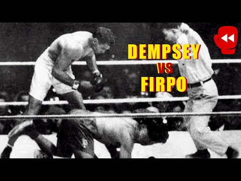 Jack DEMPSEY vs Luis Ángel FIRPO 🥊 [Comentario en ESPAÑOL 🇪🇸]