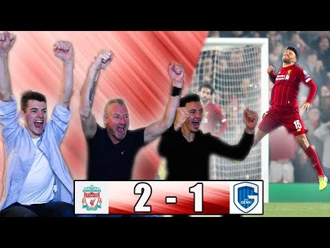 LIVERPOOL 2-1 GENK FAN REACTION