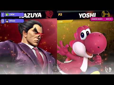 Torneo TKU 1 - Winners Round 2 - Crow (Yoshi) vs Ryezzi (Kazuya)