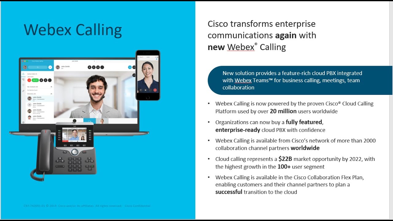 Overview of  the Cisco Webex Calling Platform