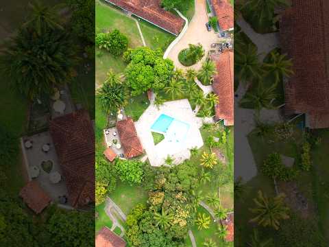 O Hotel Fazenda Amaragi em Rio Formoso PE visto de cima