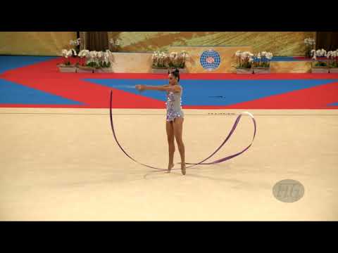 DIAZ Karla (MEX) - 2018 Rhythmic Worlds, Sofia (BUL) - Qualifications Ribbon