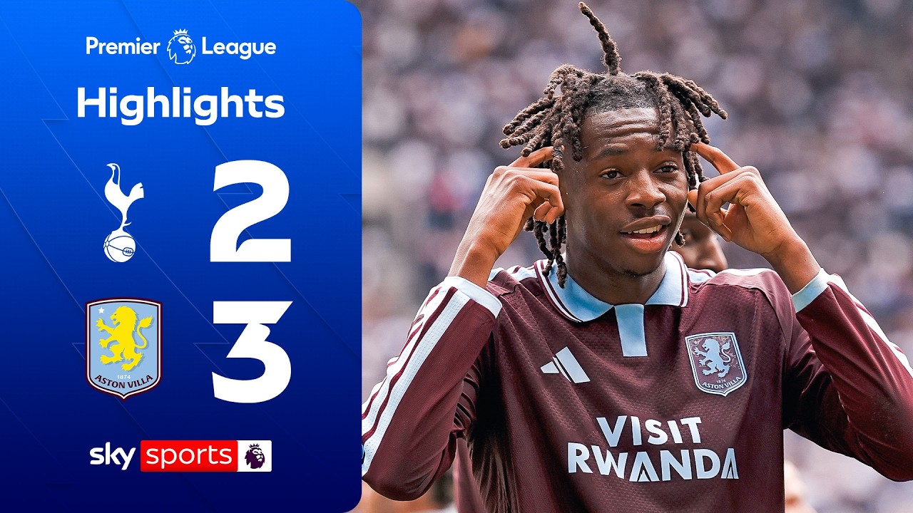 Winless Spurs drop to relegation zone | Spurs 2-3 Aston Villa | Premier League Highlights