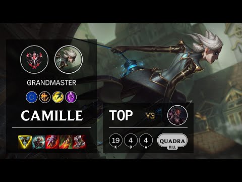 Camille Top vs Lucian - EUW Grandmaster Patch 11.8