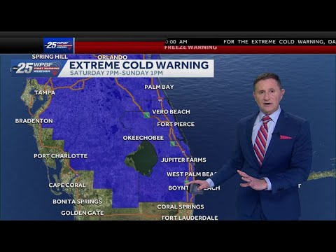 Extreme Cold and Freeze Warnings issued for all of South Florida