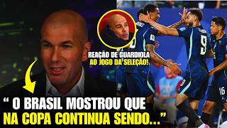 🚨NOSSA! OLHA A REAÇÃO DE ZIDANE E PEP GUARDIOLA AO JOGO DA SELEÇÃO APÓS VITÓRIA!