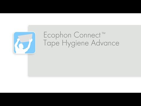 Ecophon Hygiene Advance™ - perimeter tile installation using Connect Tape