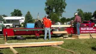 preview picture of video 'Otter Creek Sawmill - Foley Belsaw M14 - 2013 Kiron Heritage Days'