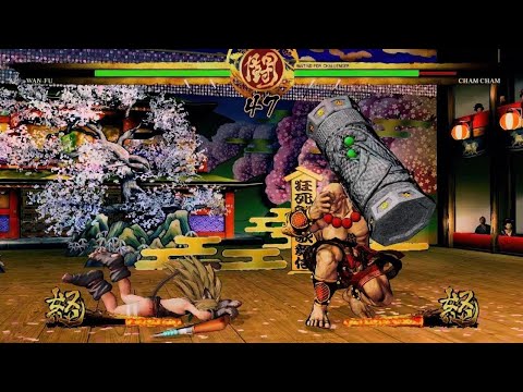 SAMURAI SHODOWN - Wan-Fu VS Cham Cham