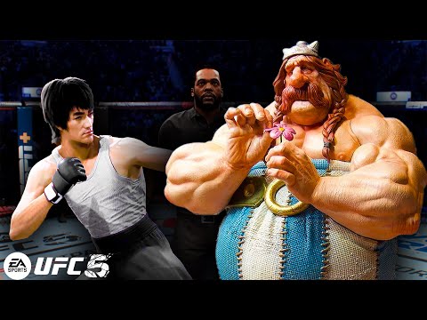 TRUE Bruce Lee vs. Obelix | EA Sports UFC 5