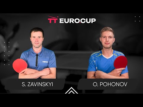 12:50 Serhii Zavinskyi - Oleksandr Pohonov 25.06.2024 TT Euro.Cup Ukraine Professional. TABLE 4