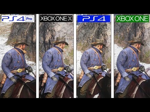 Red Dead Redemption II | PS4 vs PS4 Pro vs ONE vs ONE X | 4K Graphics Comparison