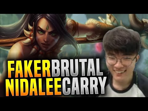 T1 Faker nidalee hitting every spear better then G2 Jankos nidalee #lolclips