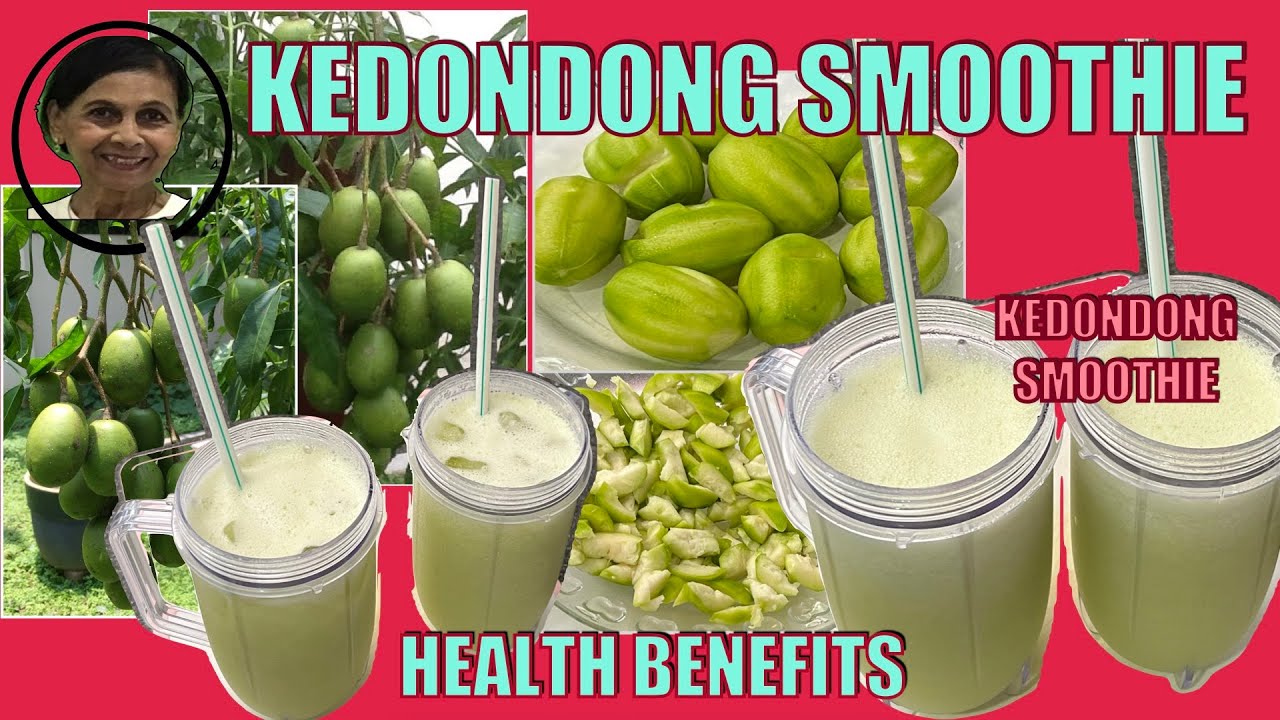 Ambarella/Spondias Dulcis/Kedondong/June Plum. How to make refreshing Kedondong Smoothie? - YouTube