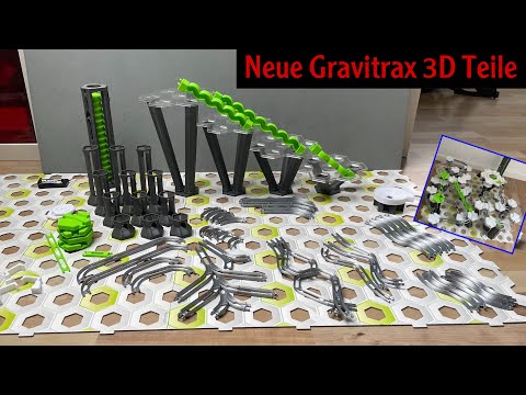 The new Gravitrax 3D parts! ➕ new possibilities in tracks ➕ huge 3D height stones ➕ many 3D rails