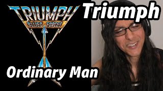 Triumph Ordinary Man Reaction Musician First Listen