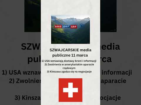 Szwajcarskie media publiczne 11 marca