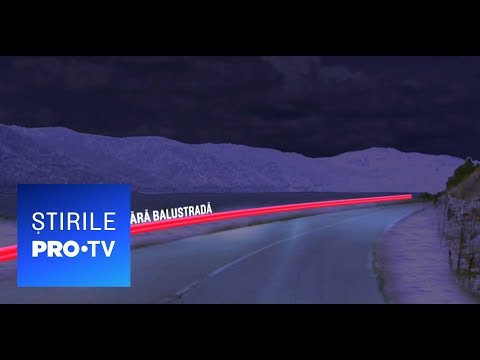 Stirile PRO TV - ANIMATIE GRAFICA. Cum s-a prabusit in Dunare masina in care era Anca Pop
