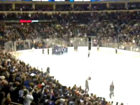 Winnipeg Jets vs New Jersey Devils MTS Centre December 3 2011 last seconds of win