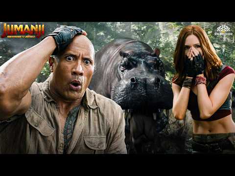Jumanji: Welcome to the Jungle - The Rock, Kevin Hart, Karen Gillan Ki Dhamakedar Entry 😍| Hindi Dub