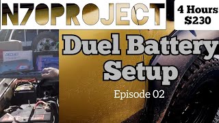 N70 Hilux Build Duel Battery Kit Installation #N70 #Hilux #Build KUN26